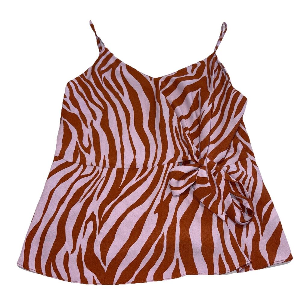 Women's Naked Zebra Lightweight‎ Animal Print Tank Top